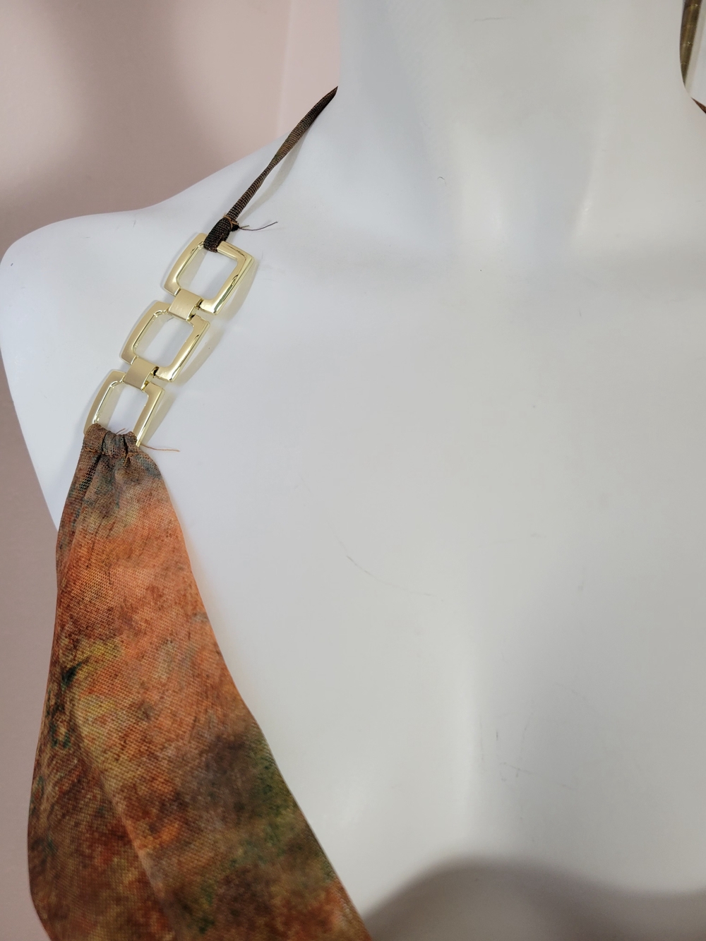Windsor Rust Green Tie-Dye Mini Dress Set - Picture 8 of 10
